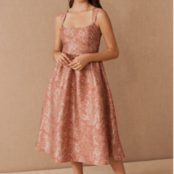 Sachin + Babi Dresses & Skirts - Sachin & Babi Aletta Dress in Salmon Metal -  Size 8